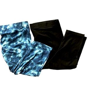 Cropped High Waisted Cropped Old Navy Leggings Size XXL